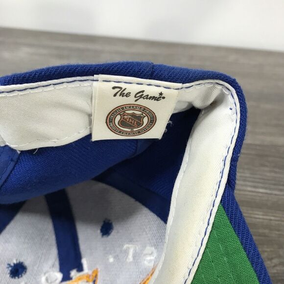 Vintage 90s St. Louis Blues The Game Snapback Hat Cap NHL Hockey - Picture 12 of 13